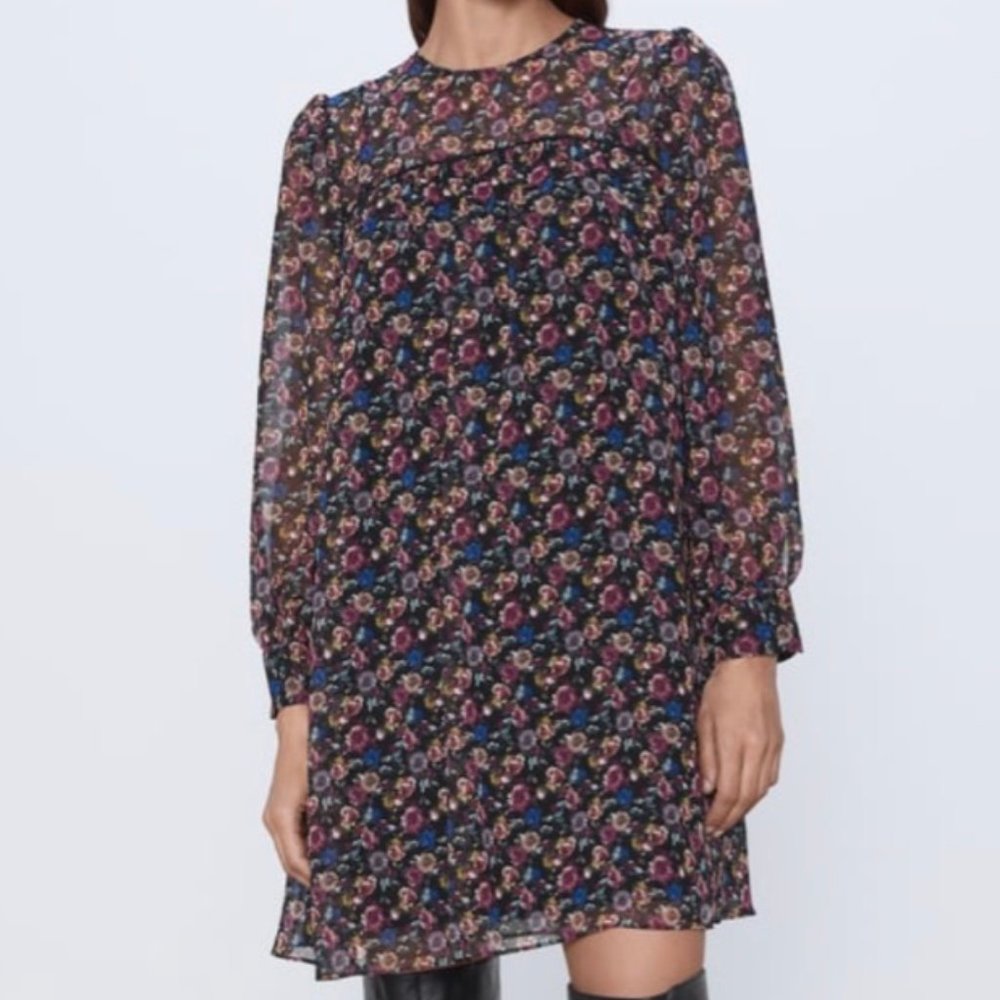 Zara Floral Print Dress - NWT!!!